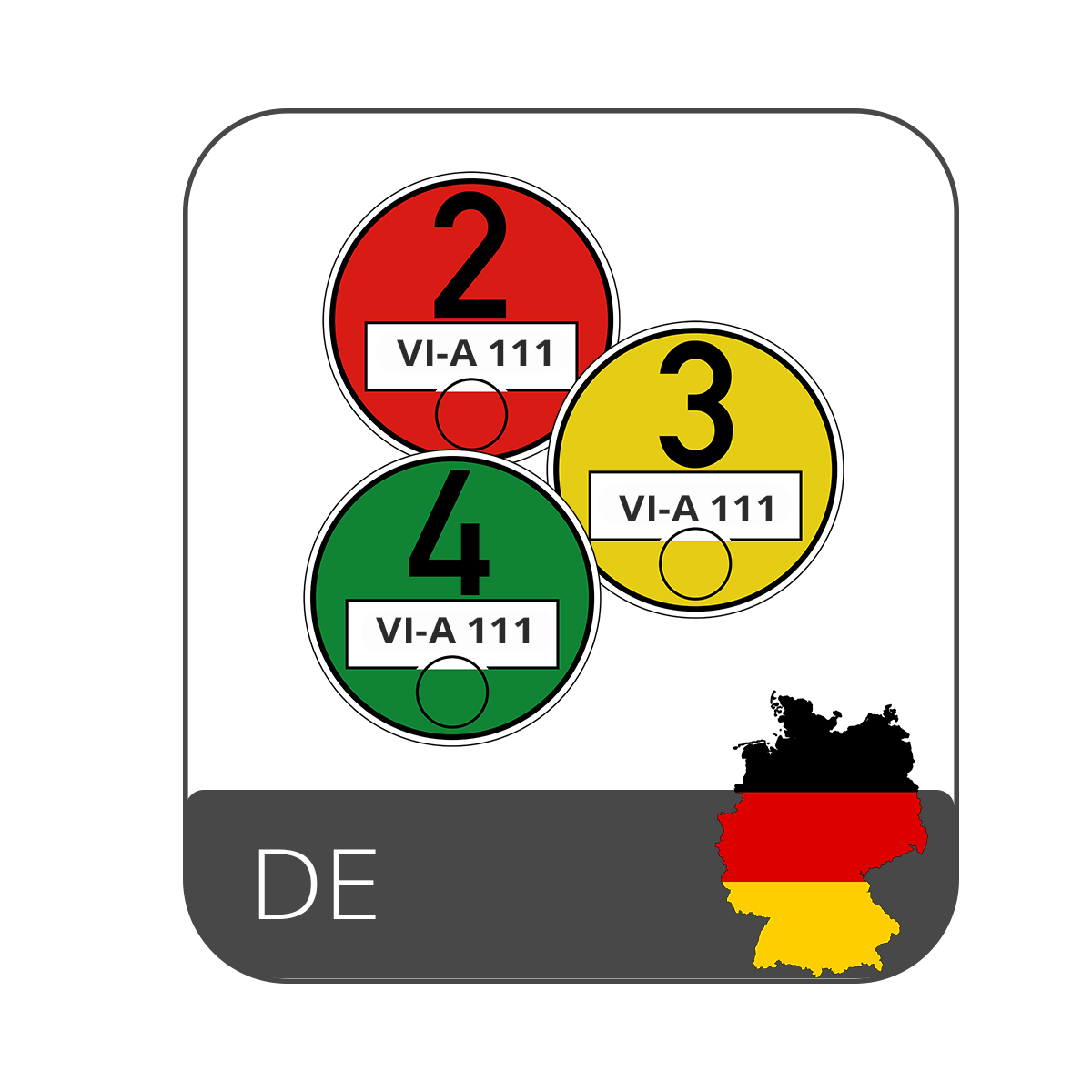 Emission Sticker for Germany 